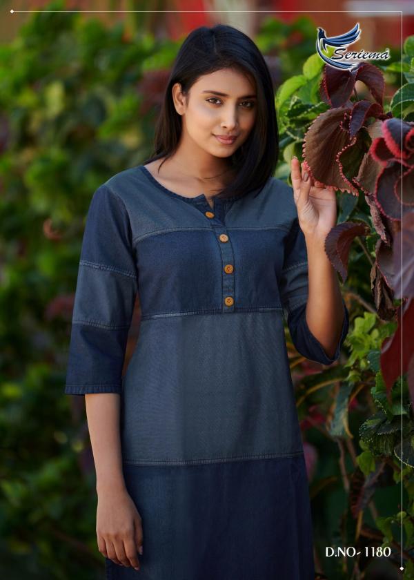 Seriema Kumb Capture 4 Fancy Wear Denim Kurti Collection